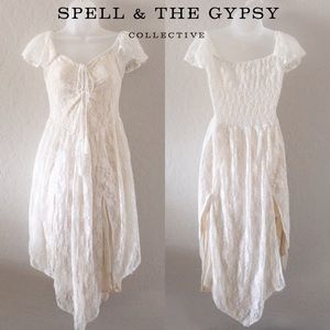 SPELL AND THE GYPSY Glastonbury Lace Dress RARE